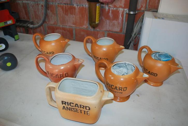 RICARD St-use karaffen uit steengoed - REVOL - model 830, Verzamelen, Merken en Reclamevoorwerpen, Nieuw, Overige typen, Ophalen of Verzenden