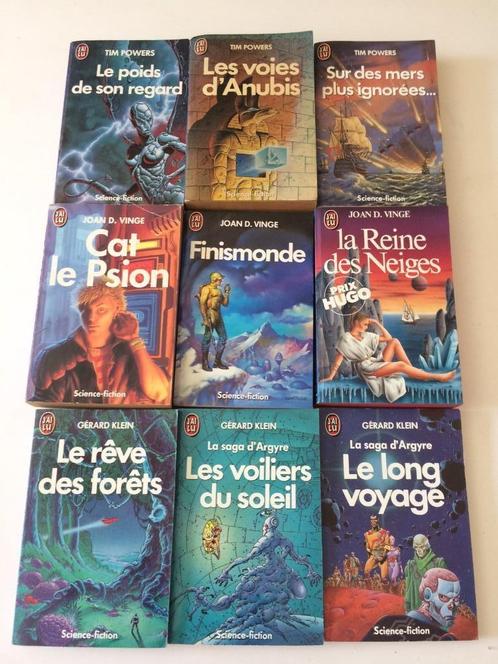 Lot 9 vol  Tim Powers, Joan D Vinge, Gérard Klein / SF, Livres, Science-fiction, Utilisé, Enlèvement ou Envoi