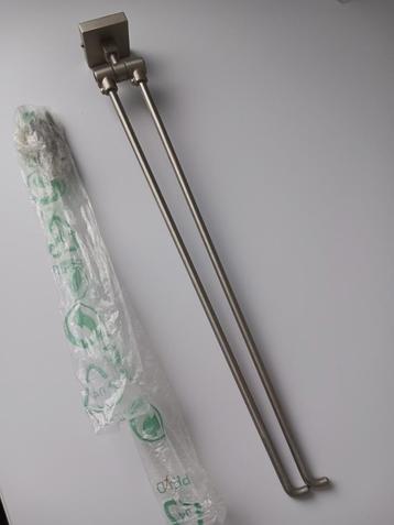 Inox handdoekhouder te koop., Enlèvement, Comme neuf