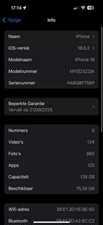 Iphone 16, Ophalen