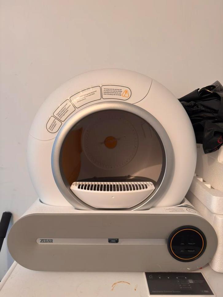 Automatische kattenbak ZEDAR te koop, Dieren en Toebehoren, Kattenbakken, Zo goed als nieuw, Open, Zelfreinigend, Ophalen