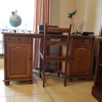 Bureau en bois avec chaise, Maison & Meubles, Enlèvement, Utilisé, Bureau