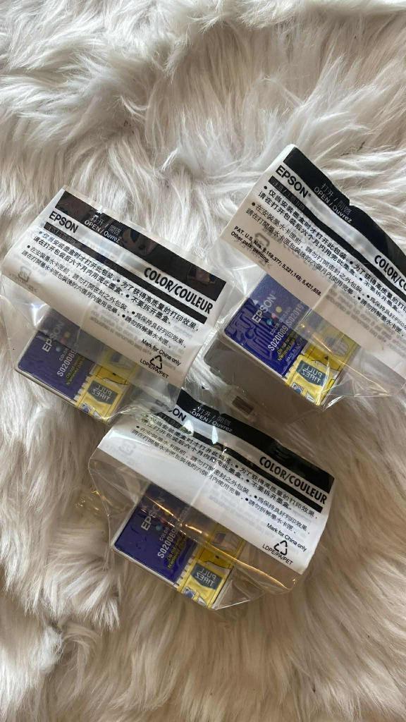3x Epson Tricolor Inktcartridges – S020098 / S020191, Computers en Software, Printerbenodigdheden, Zo goed als nieuw, Cartridge