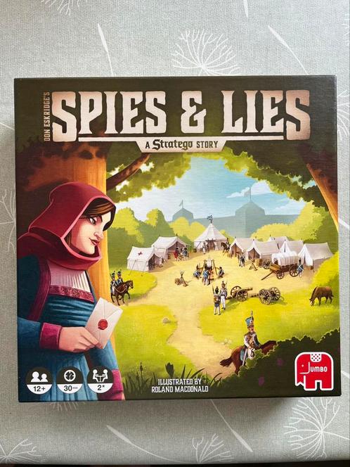 Bordspel Spies & Lies a Stratego Story, Hobby en Vrije tijd, Gezelschapsspellen | Bordspellen, Zo goed als nieuw, Drie of vier spelers