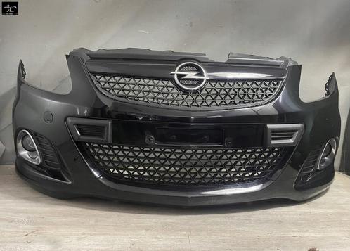 Opel Corsa D OPC Z22R zwart voorbumper + grill, Autos : Pièces & Accessoires, Carrosserie & Tôlerie, Pare-chocs, Opel, Avant, Utilisé