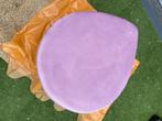Poef pastel roze, Ophalen, Gebruikt
