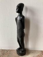 Beeld Afrikaanse krijger in ebbenhout (28 cm), Ophalen of Verzenden
