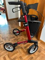 Rollator gemino 30 rood, Ophalen, Opvouwbaar, Nieuw
