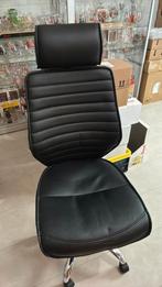 Zwarte bureaustoel, Huis en Inrichting, Ophalen, Gebruikt, Zwart, Bureaustoel