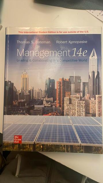 Management Leading & Collaborating in a Competitive World 14, Enlèvement ou Envoi, Comme neuf