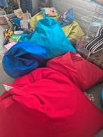 6 Zitzakken verschillende maten en kleuren, Ophalen, Zo goed als nieuw