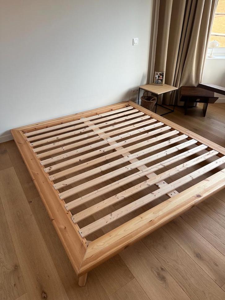 Karup futonbed Senza naturel, Maison & Meubles, Chambre à coucher | Matelas & Sommiers, Utilisé, Sommier, 180 cm, 200 cm, Deux personnes