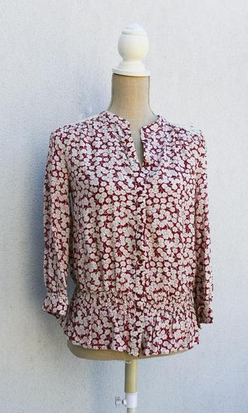 Mooie Kookai T38 blouse met bloemenprint