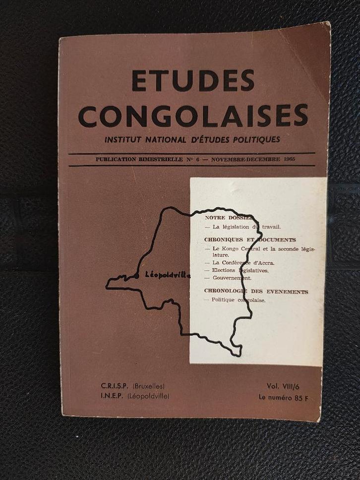 Destitution de Kasa-Vubu par Mobutu revue Congo politique, Livres, Histoire & Politique, Utilisé, 20e siècle ou après, Envoi
