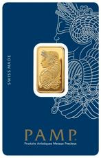 Goudbaar Pamp Suisse Fortuna 10 gram, Postzegels en Munten, Edelmetalen en Baren, Ophalen of Verzenden