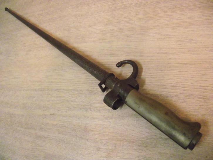 Franse bajonet M 1886 Lebel met schede !, Verzamelen, Militaria | Algemeen, Landmacht, Zwaard of Sabel, Ophalen of Verzenden