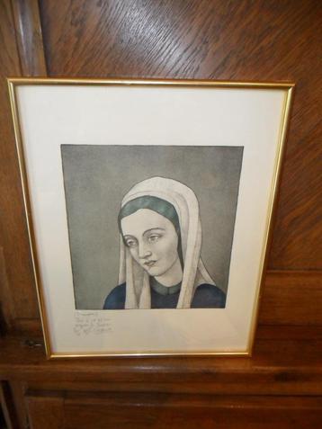 Lithografie van Arthur Craco (Brussel 1869-1954) beschikbaar voor biedingen
