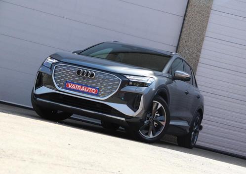 Audi Q4 e-tron 45 S-line - Pano/Matrix/HeatPump/Cam/Towbar, Auto's, Audi, Bedrijf, Te koop, Q4 e-tron, ABS, Achteruitrijcamera