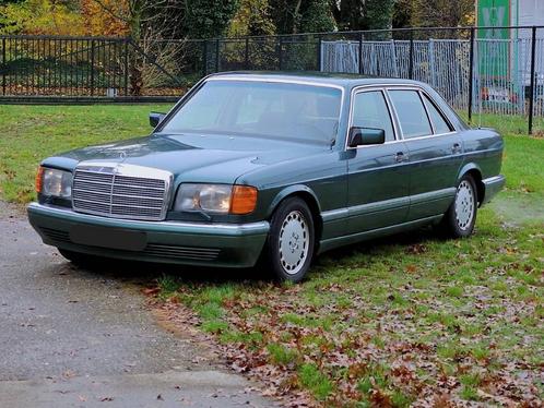 Mercedes 300 SEL W126 1991, Auto's, Mercedes-Benz, Particulier, S-Klasse, Elektrische ramen, Benzine, Automaat, Groen, Beige, Stof