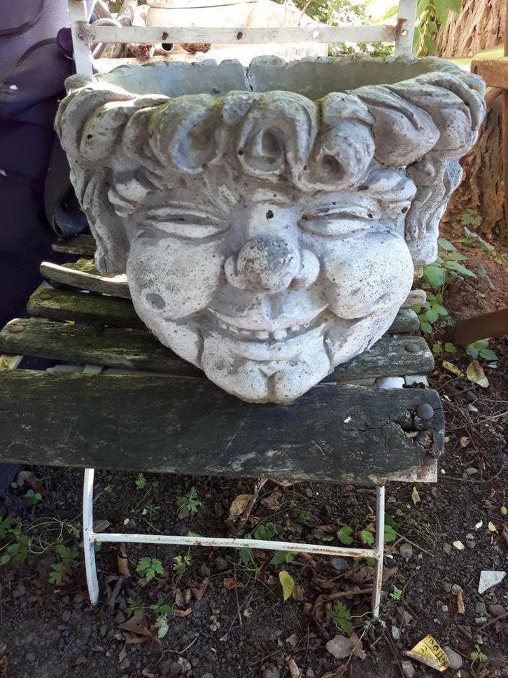 Fantasie kabouter reus bloempot, Tuin en Terras, Tuinbeelden, Ophalen