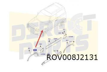 Land Rover New Defender (12/19-) Wielkuiplijst Links voor (C beschikbaar voor biedingen