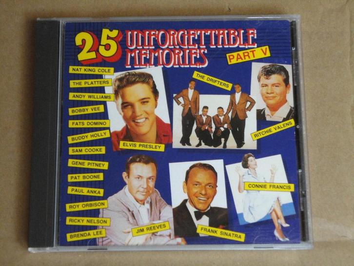 CD 25 Unforgettable Memories P. ANKA/ROY ORBISON.>> Zie nota, Cd's en Dvd's, Cd's | Verzamelalbums, Pop, Ophalen of Verzenden
