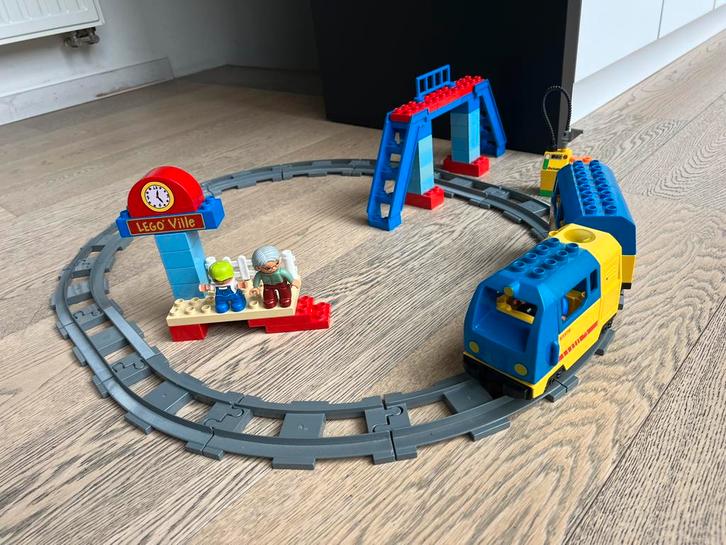 Lego Duplo Ville Trein Starterset, Kinderen en Baby's, Speelgoed | Duplo en Lego, Gebruikt, Duplo, Complete set, Ophalen of Verzenden
