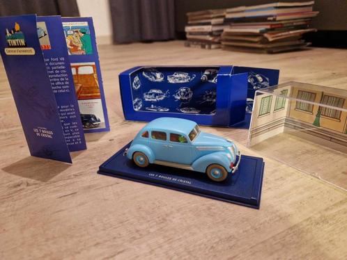 Miniature Taxi Ford (Tintin) 1/43e, Hobby en Vrije tijd, Modelauto's | 1:43, Zo goed als nieuw, Auto, Overige merken, Ophalen of Verzenden