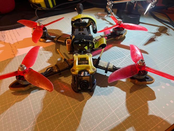 Fpv geprc 5 inch freestyle, Hobby en Vrije tijd, Modelbouw | Radiografisch | Helikopters en Quadcopters, Zo goed als nieuw, Ophalen
