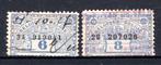 Fiscale zegel 1923 - 6Fr-8Fr, Ophalen of Verzenden, Gestempeld