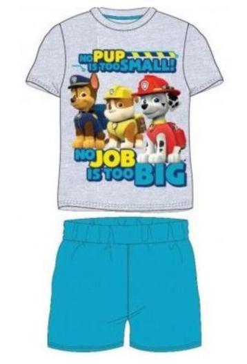 Paw Patrol Shortama - Grijs/Blauw - Maat 122 - 128 beschikbaar voor biedingen