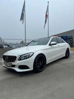 Mercedes C350e hybride 2015 118.000 km Amg/full option!, Auto's, Automaat, Achterwielaandrijving, USB, Wit