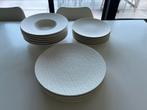 Set borden Villeroy & Boch - Manufacture Rock Blanc, Ophalen, Zo goed als nieuw, Bord(en)