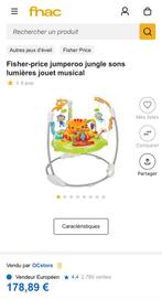 Fisher-Price Jumperoo Jungle Sounds Lights muziekspeelgoed, Ophalen of Verzenden, Zo goed als nieuw