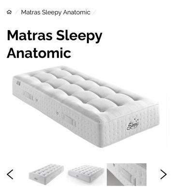 Nieuwe Sleepworld Sleepy Anatomic Firm 90x220x28 60% korting