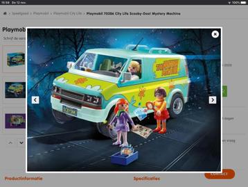 PLAYMOBIL Scooby-Doo busje met personages 