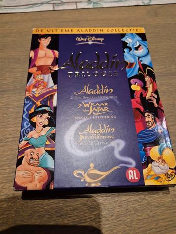 Disney Alladin trilogie 4 dvd's  perfecte staat  beschikbaar voor biedingen