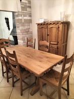 Salle à manger en chêne, Maison & Meubles, Salles à manger complètes, Enlèvement, Utilisé, Contemporain, 6 à 8 chaises