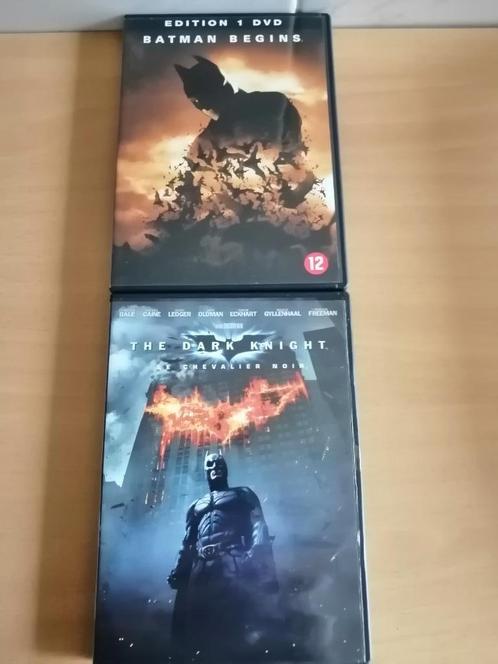Lot 2 DVD Batman begins + The dark knight de C. Nolan, CD & DVD, DVD | Science-Fiction & Fantasy, Enlèvement ou Envoi