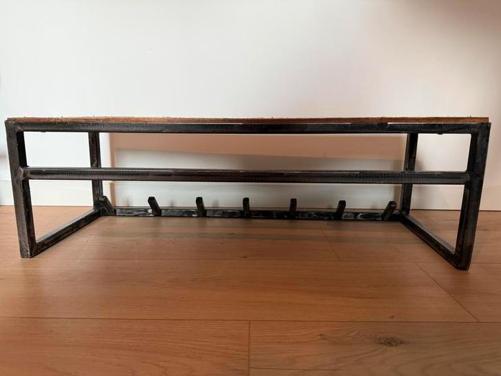Industriële kapstok, Maison & Meubles, Accessoires pour la Maison | Portemanteaux, Utilisé, Portemanteau mural, Moins de 100 cm