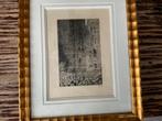 Jules de bruycker ets 52 op 42 cm handtekening in potlood, Antiek en Kunst, Ophalen