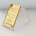 Goudbaar 24kt goud verguld 1 ounce, Postzegels en Munten, Goud, Ophalen of Verzenden