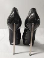 310C* Casadei Blade - sexy zwarte leren schoenen (37), Kleding | Dames, Schoenen, Casadei, Schoenen met hoge hakken, Zo goed als nieuw