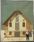 Paul Dufrane (1922-1999): Candeur (O/D, 60 x 72 cm), Enlèvement ou Envoi