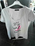 T-shirt voor dames, Kleding | Dames, T-shirts, Nieuw, Grijs, Ophalen of Verzenden, Korte mouw