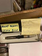 stylo bile mont blanc et parker, Collections, Stylos, Avec boîte, Stylo, Comme neuf, Enlèvement
