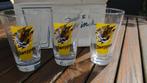 6 Vintage glazen van Schweppes in originele doos, Verzamelen, Ophalen, Nieuw, Frisdrankglas