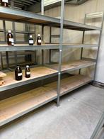 Étagères métalliques avec etageres, Maison & Meubles, Enlèvement, Utilisé
