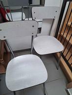Lot de 2 chaises Formica, Ophalen, Gebruikt, Wit, Twee