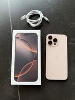 iPhone 16 pro Max 256 GB nog in garantie, Télécoms, Téléphonie mobile | Apple iPhone, 256 GB, 99 %, Or, IPhone 16 Pro Max